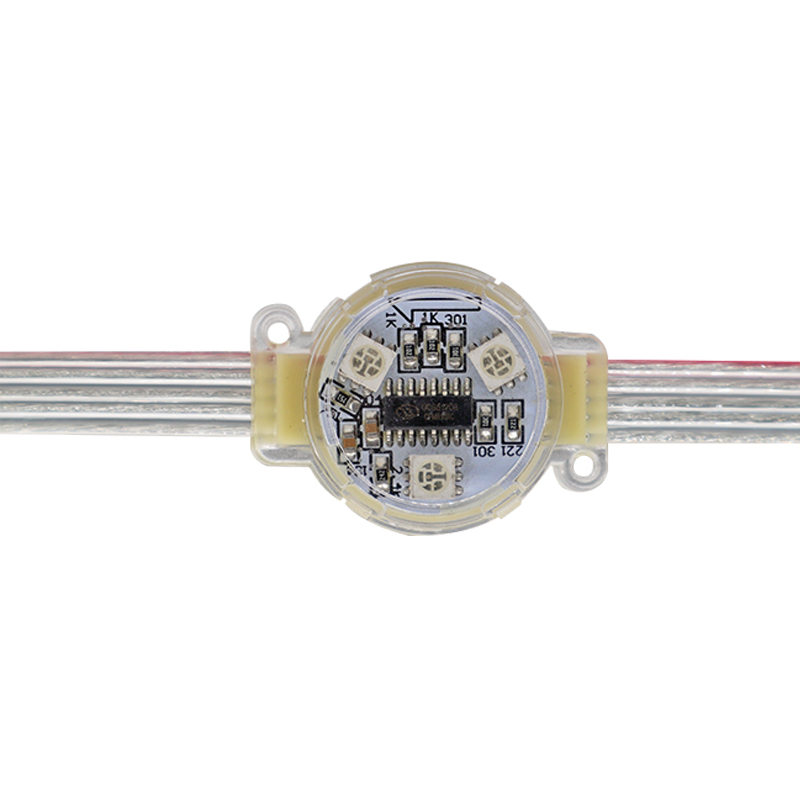 戶外亮化DMX512點光源怎么接線?